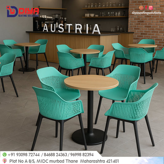 Weatherproof Outdoor Chairs for Outdoor Cafes