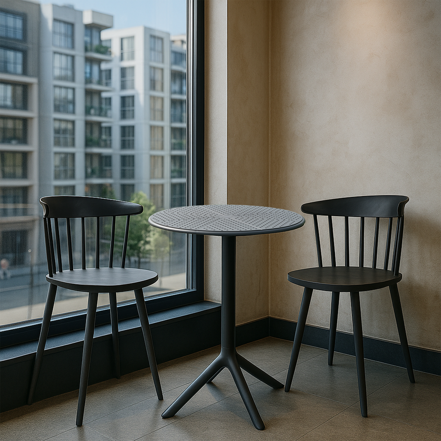 Plaza Round Table With 2 Royal Chair