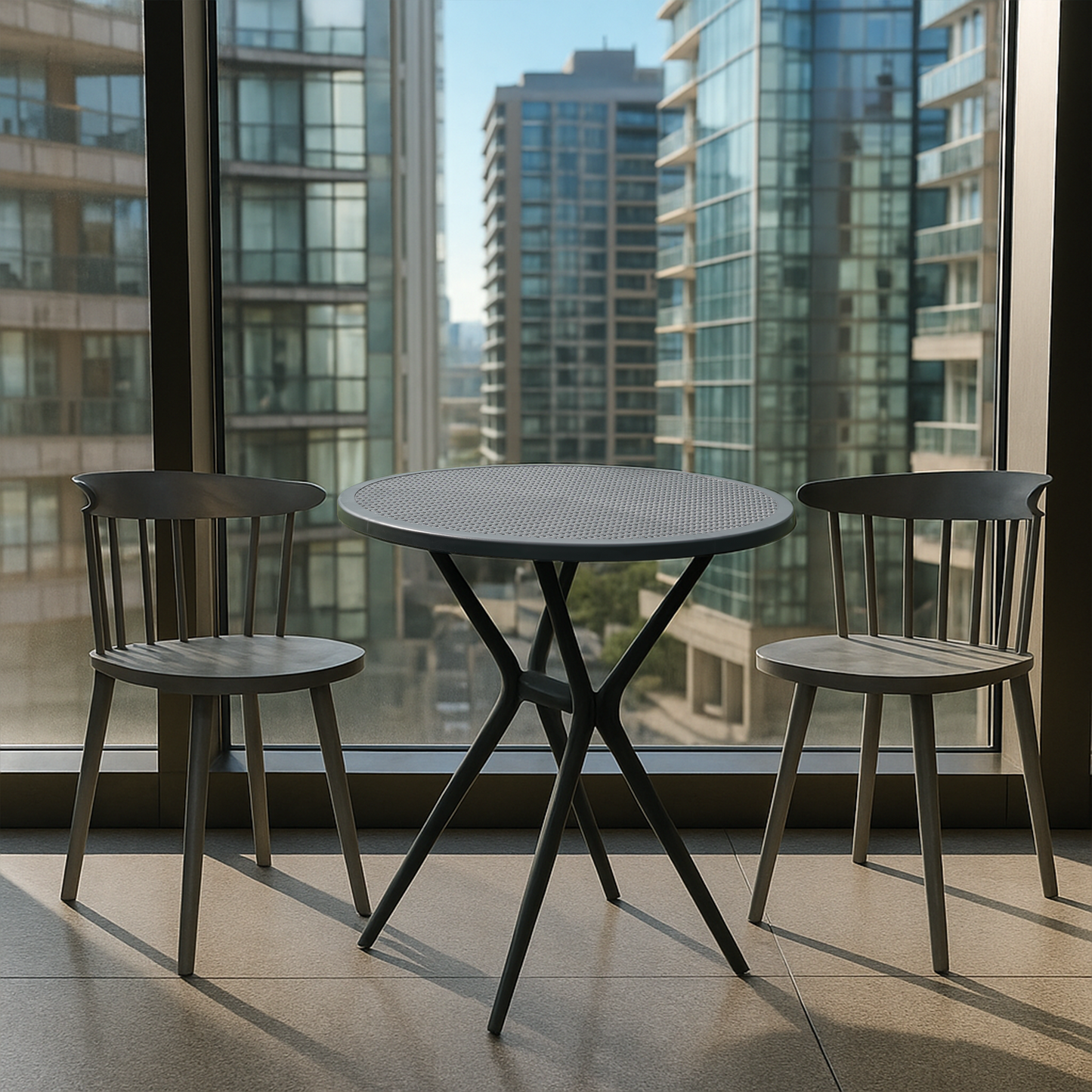 Bingo Round Table With 2 Royal Chair