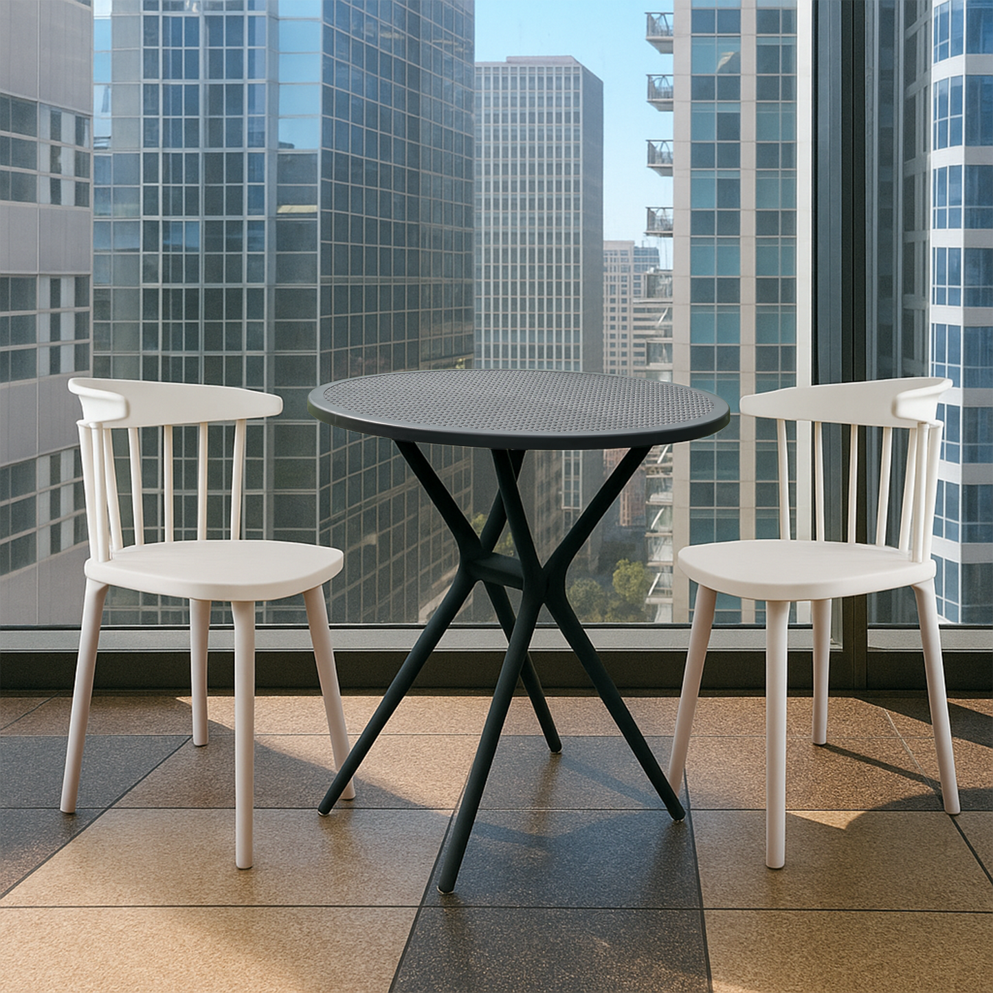 Bingo Round Table With 2 Royal Chair