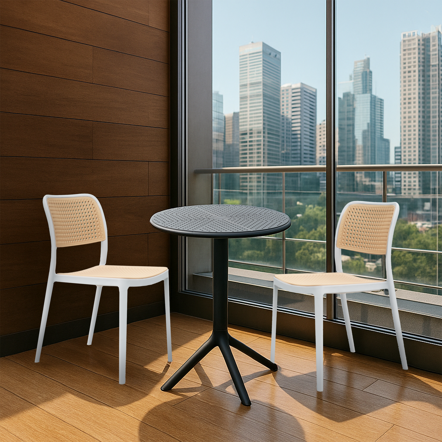 Plaza Round Table With 2 Rolex Chair