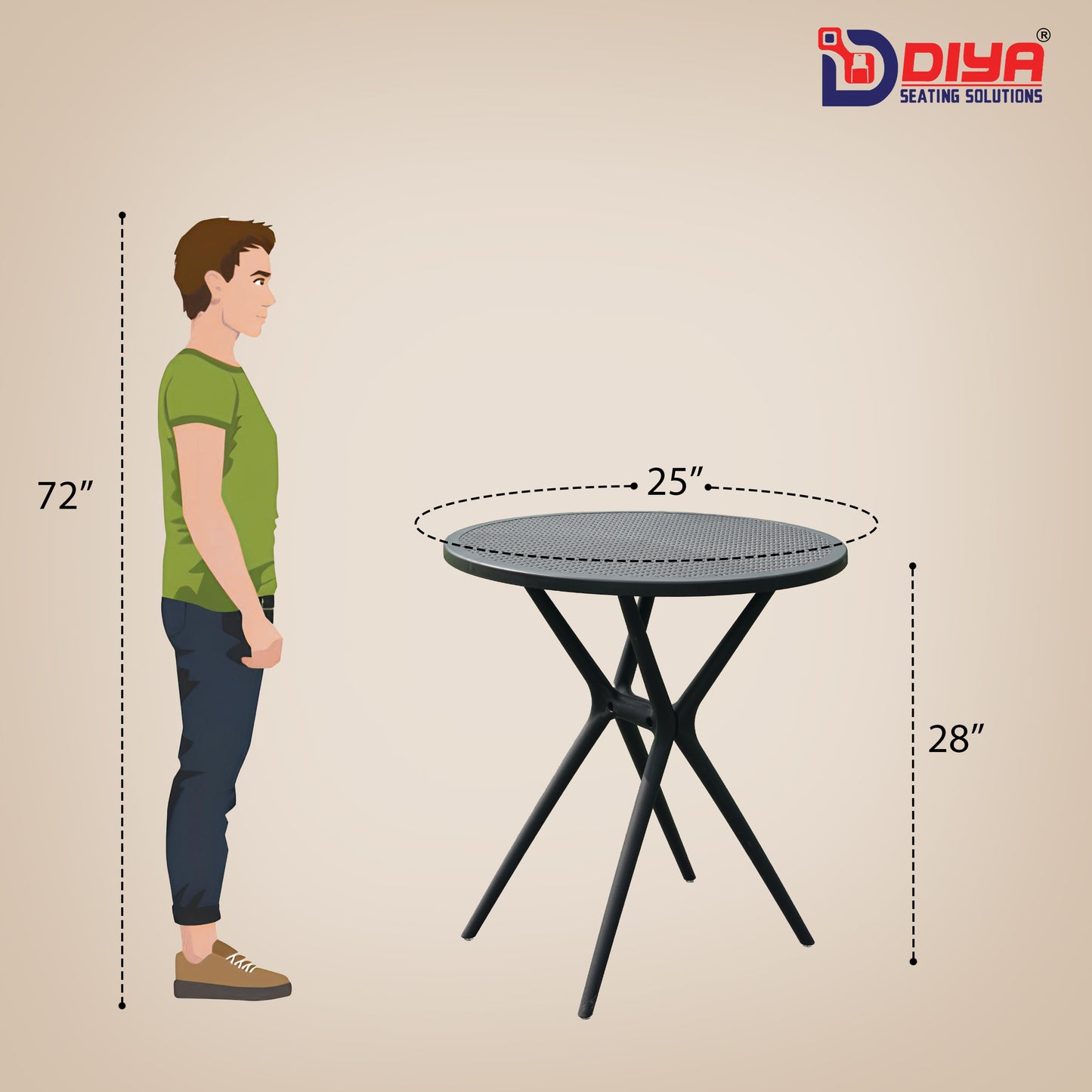 Bingo Round Table With 2 Smart Chair
