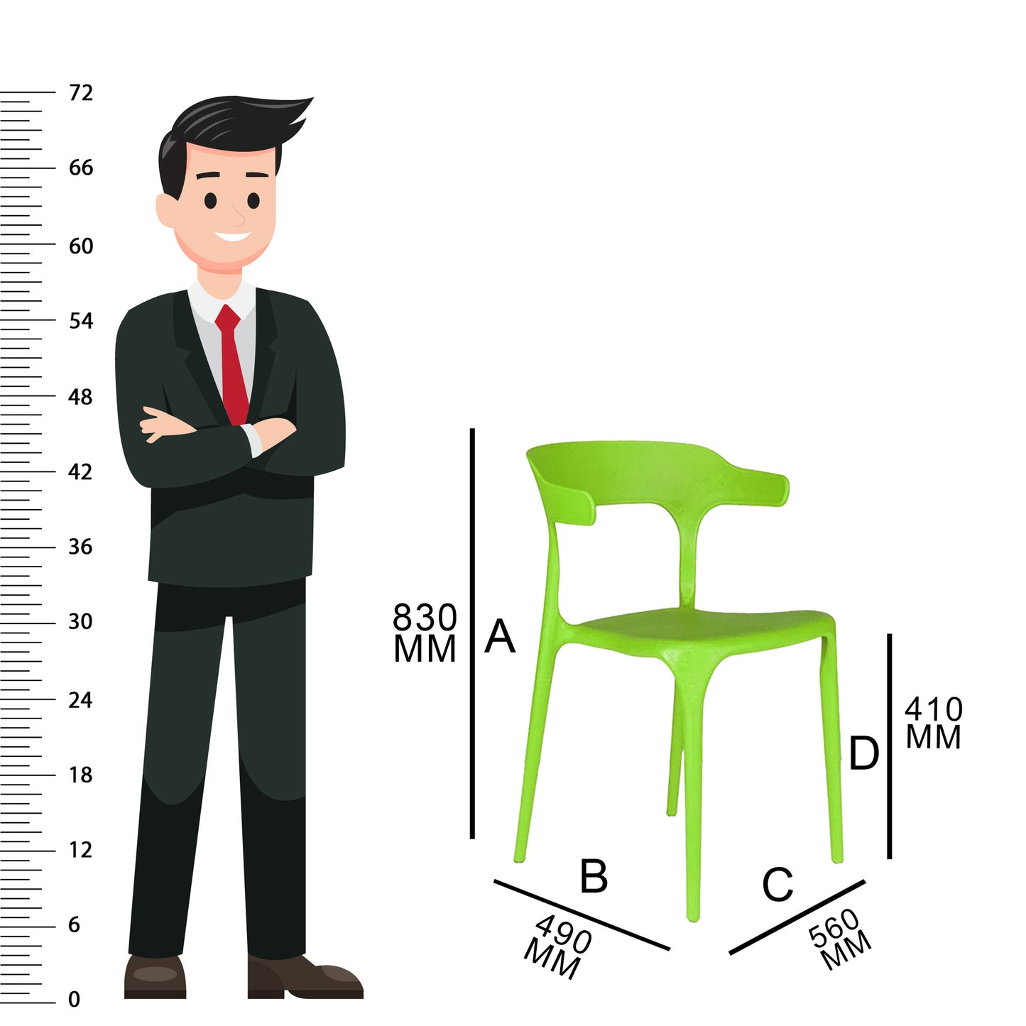 Bingo Round Table with 2 Platina Chairs