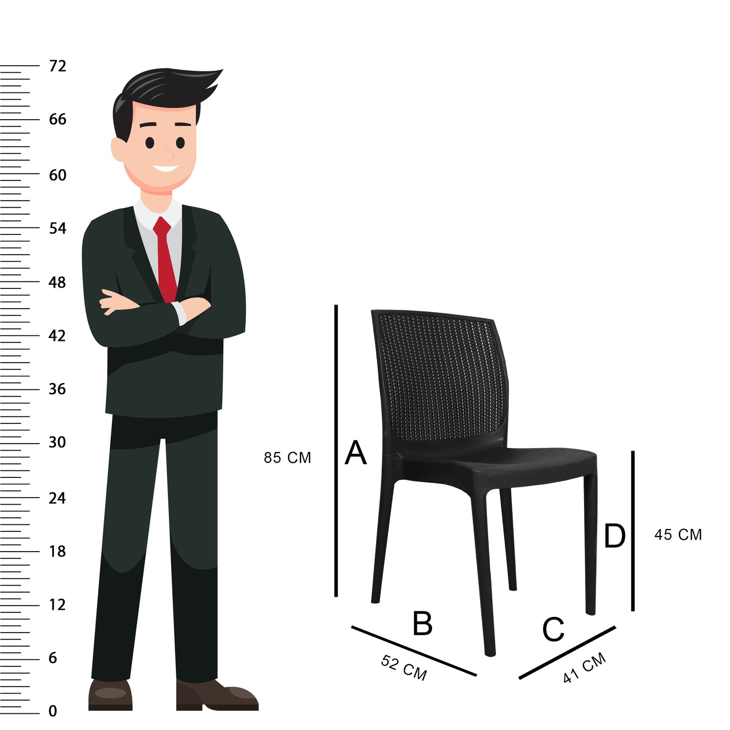 Beeta Chair w/o Arms