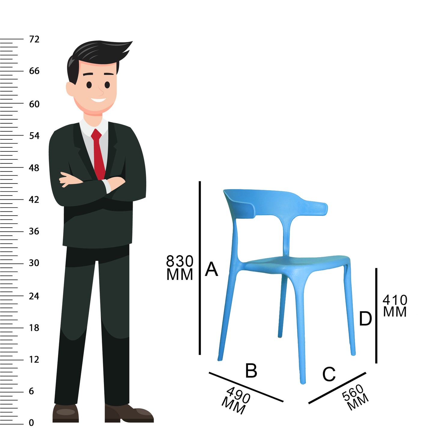 Bingo Round Table with 2 Platina Chairs