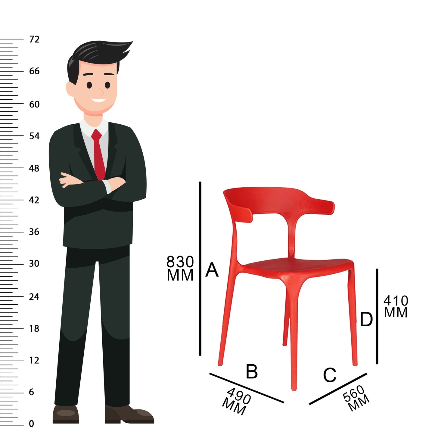 Bingo Round Table with 2 Platina Chairs