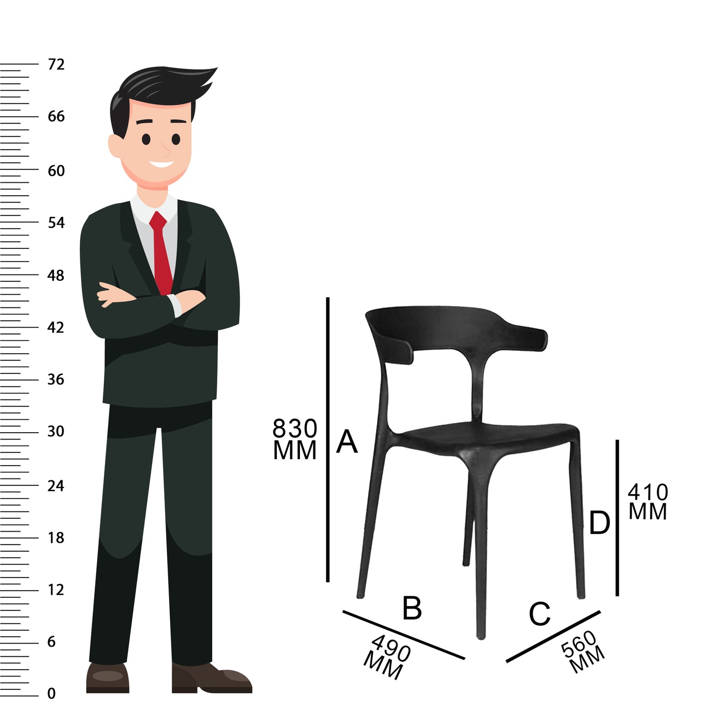 Bingo Round Table with 2 Platina Chairs