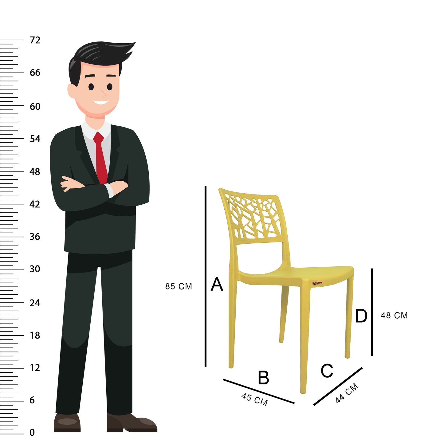 Spider Chair (Pack Of 2)