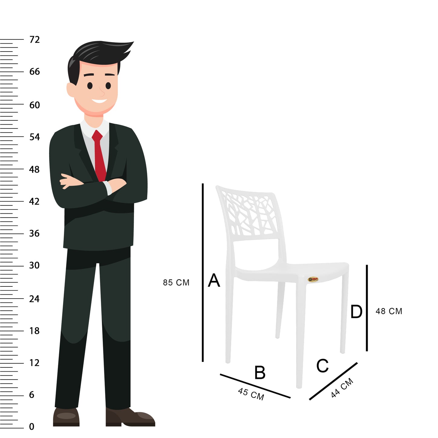 Spider Chair (Pack Of 2)