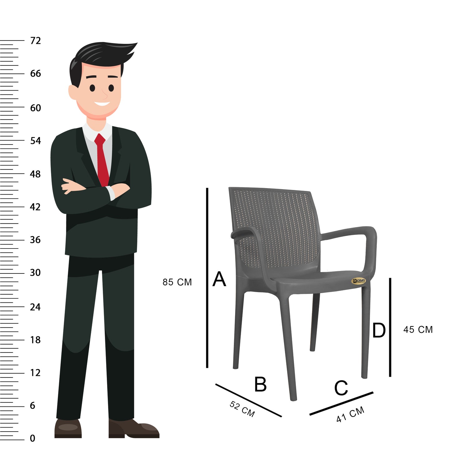 Beeta Chair With Arms