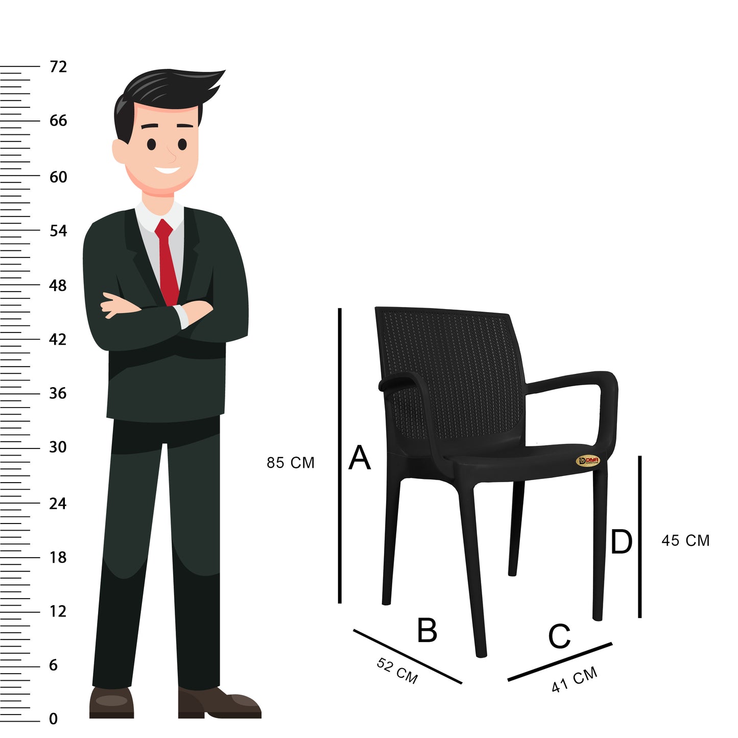 Beeta Chair With Arms