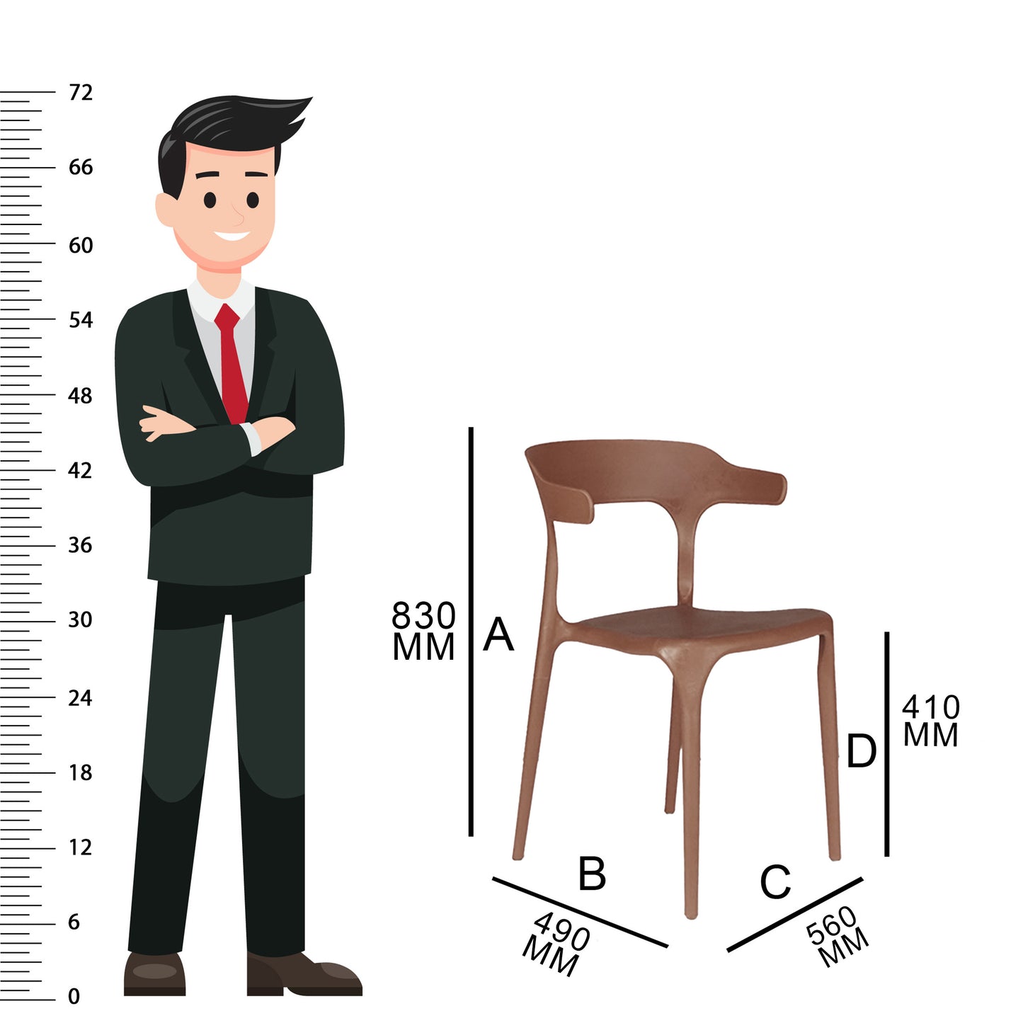 Bingo Round Table with 2 Platina Chairs
