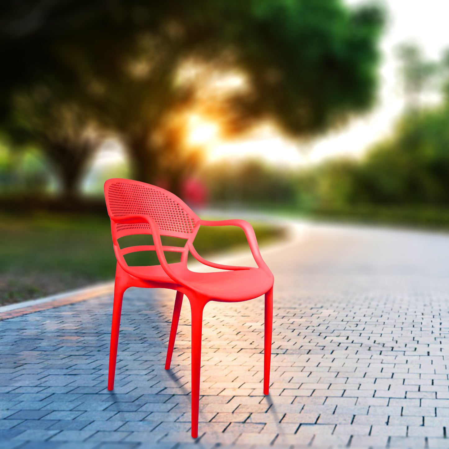 Bingo Round Table With 2 Sunset Chair
