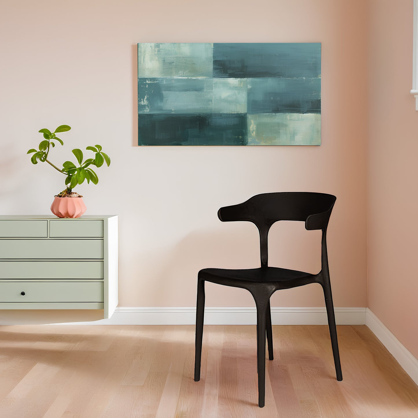 Bingo Square Table With 2 Platina Chair