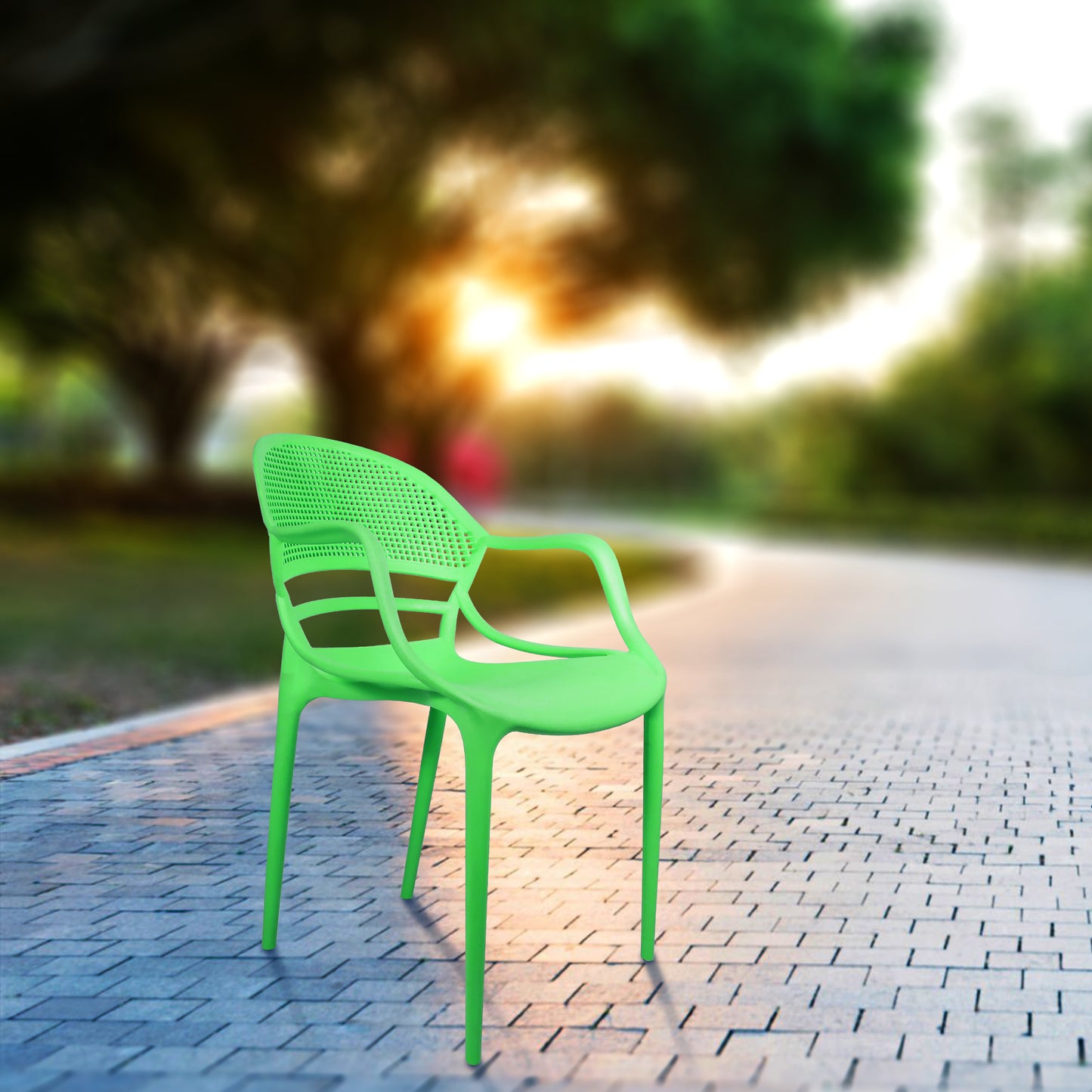 Bingo Round Table With 2 Sunset Chair