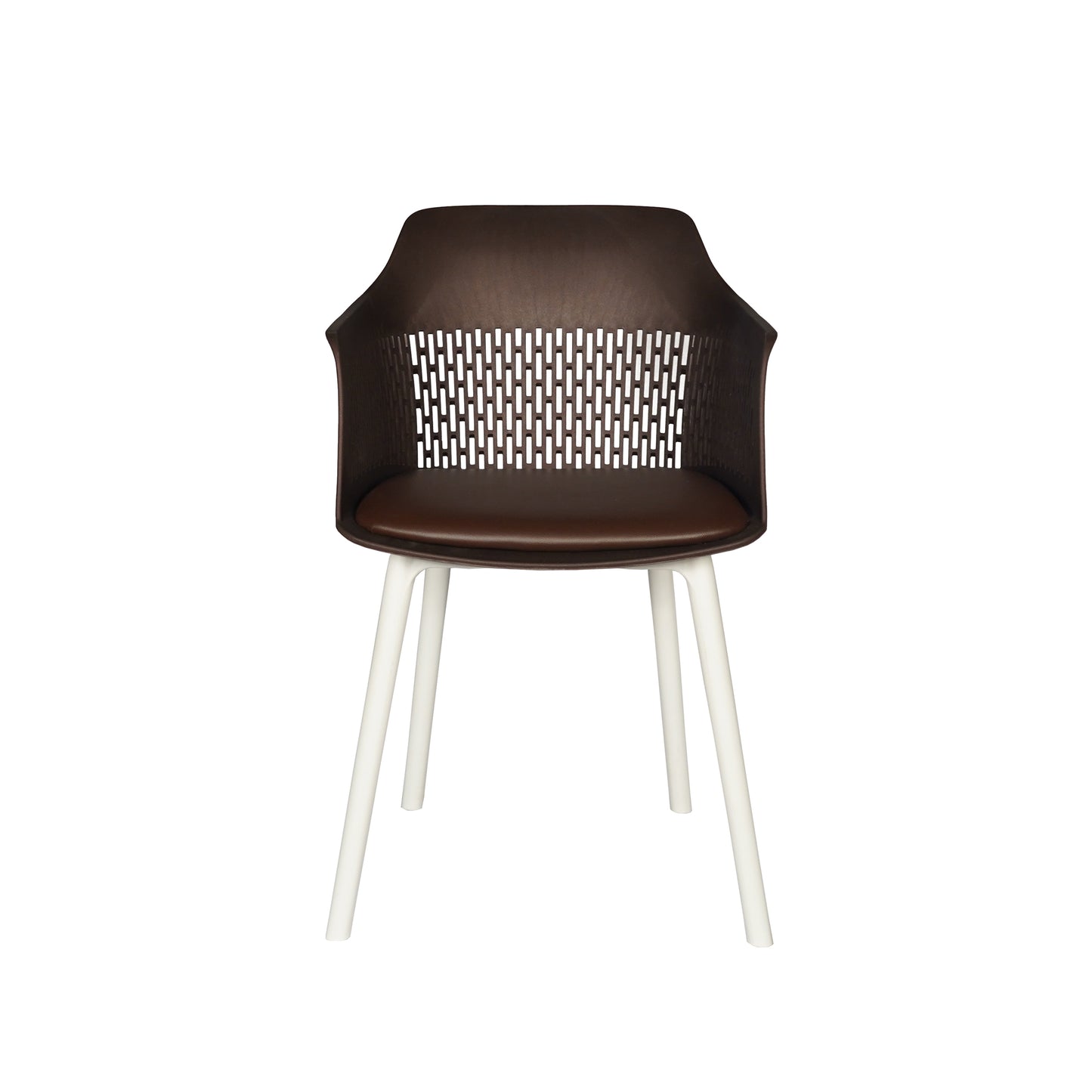Austria Cafe Chair Cushion with White Legs
