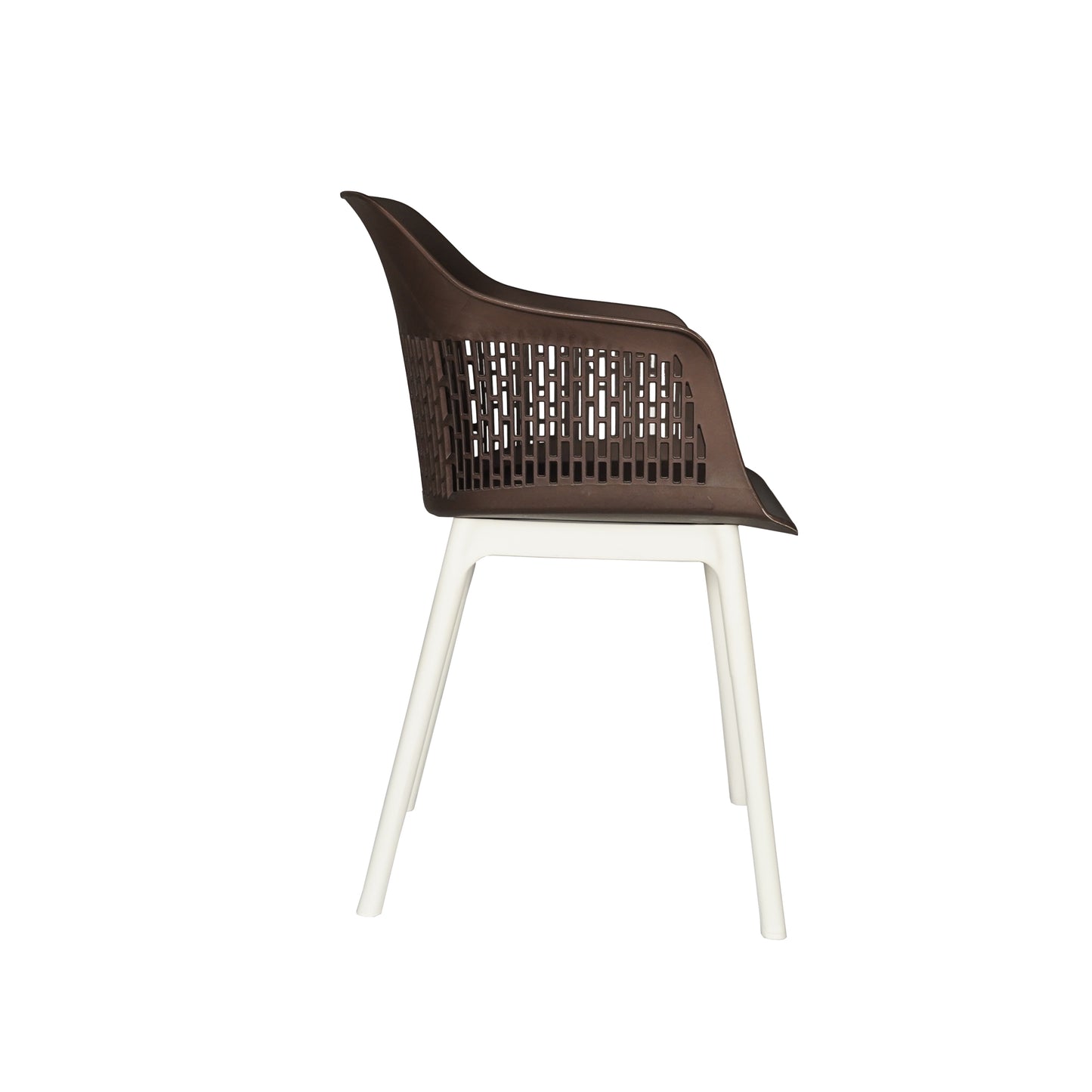 Austria Cafe Chair Cushion with White Legs