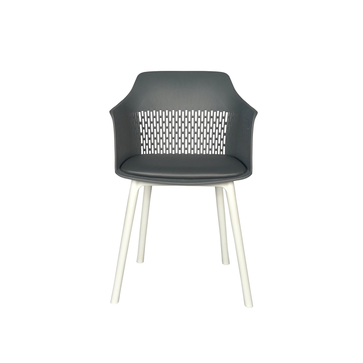 Austria Cafe Chair Cushion with White Legs