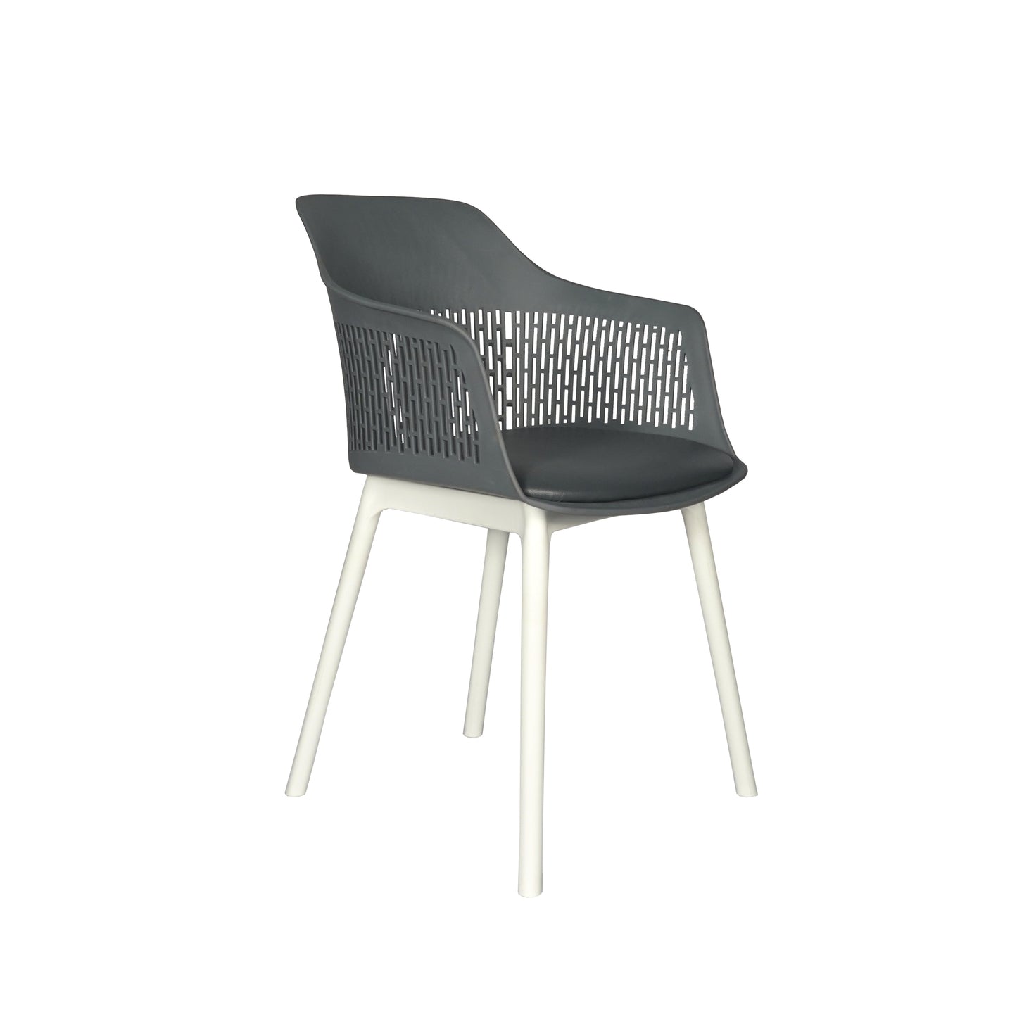Austria Cafe Chair Cushion with White Legs