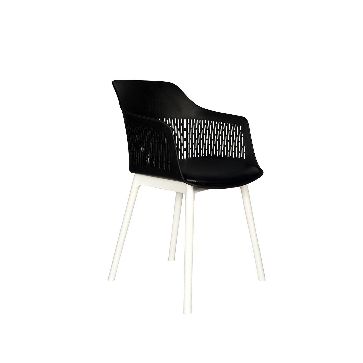 Austria Cafe Chair Cushion with White Legs