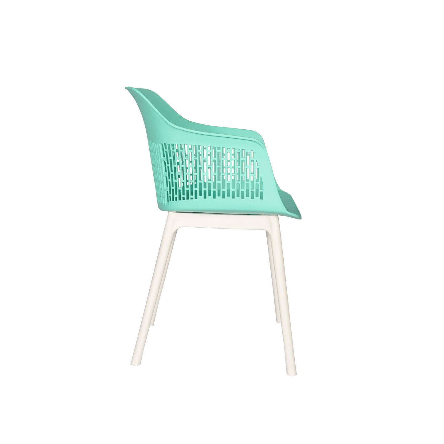 Austria Cafe Chair Cushion with White Legs