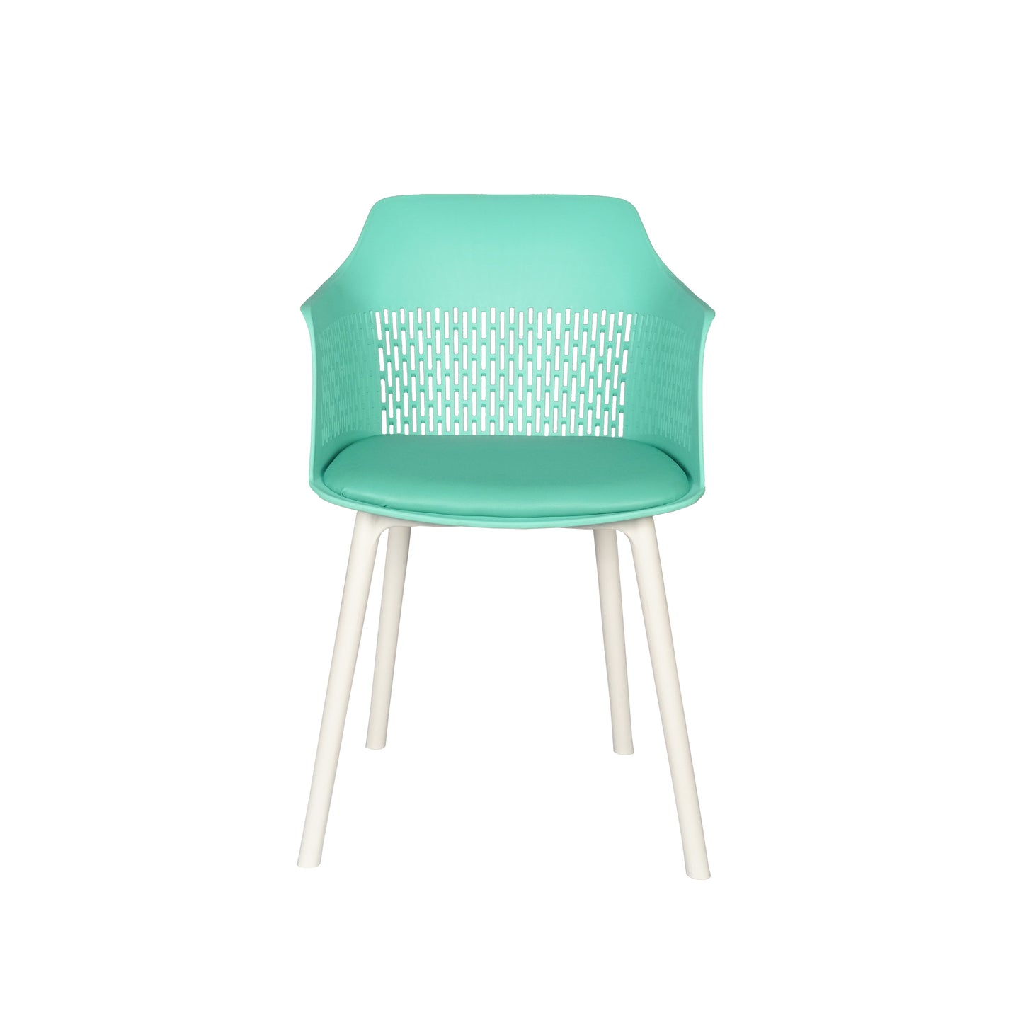Austria Cafe Chair Cushion with White Legs