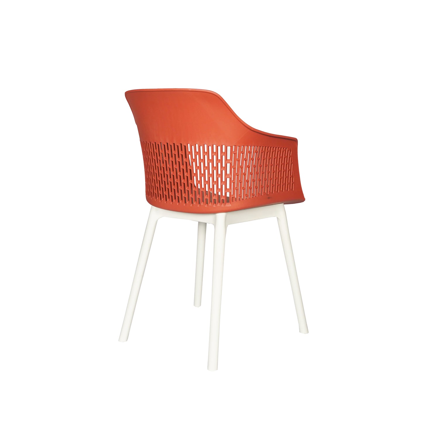 Austria Cafe Chair Cushion with White Legs