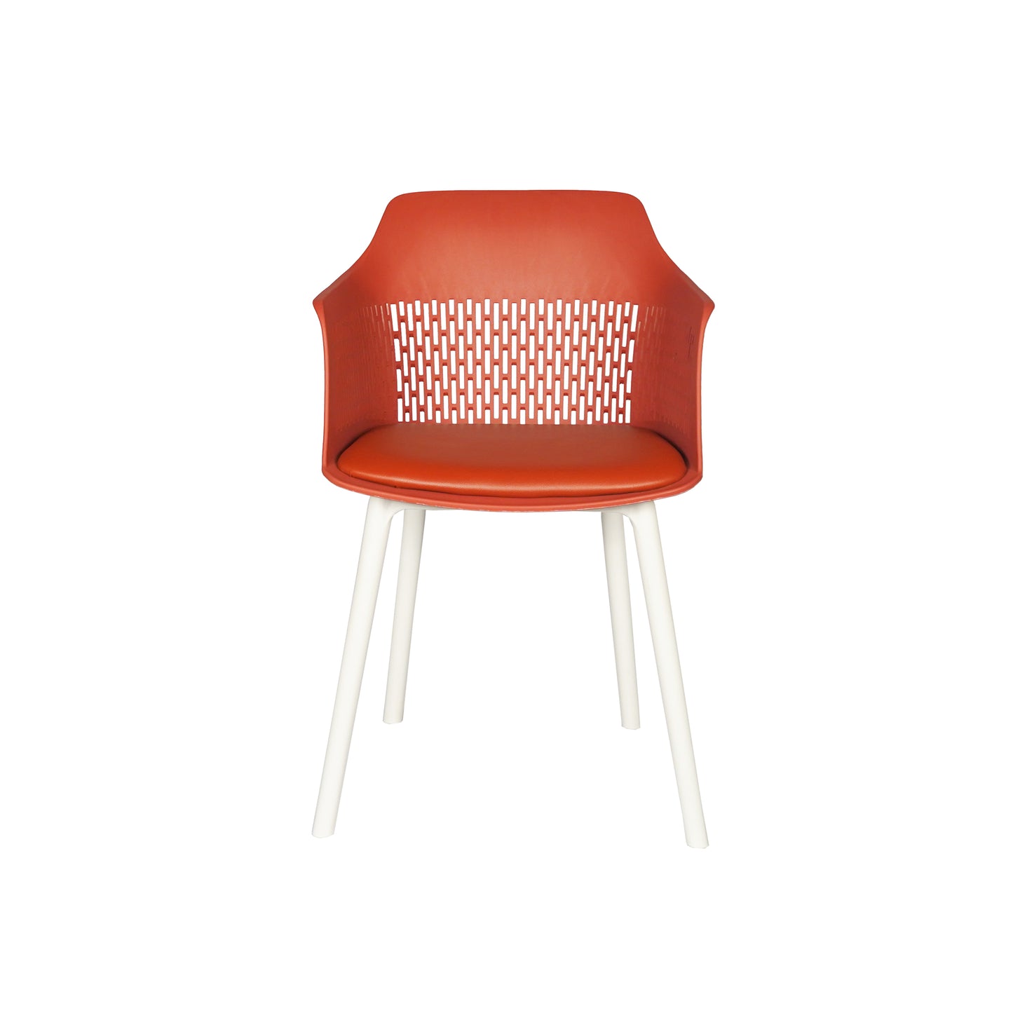 Austria Cafe Chair Cushion with White Legs