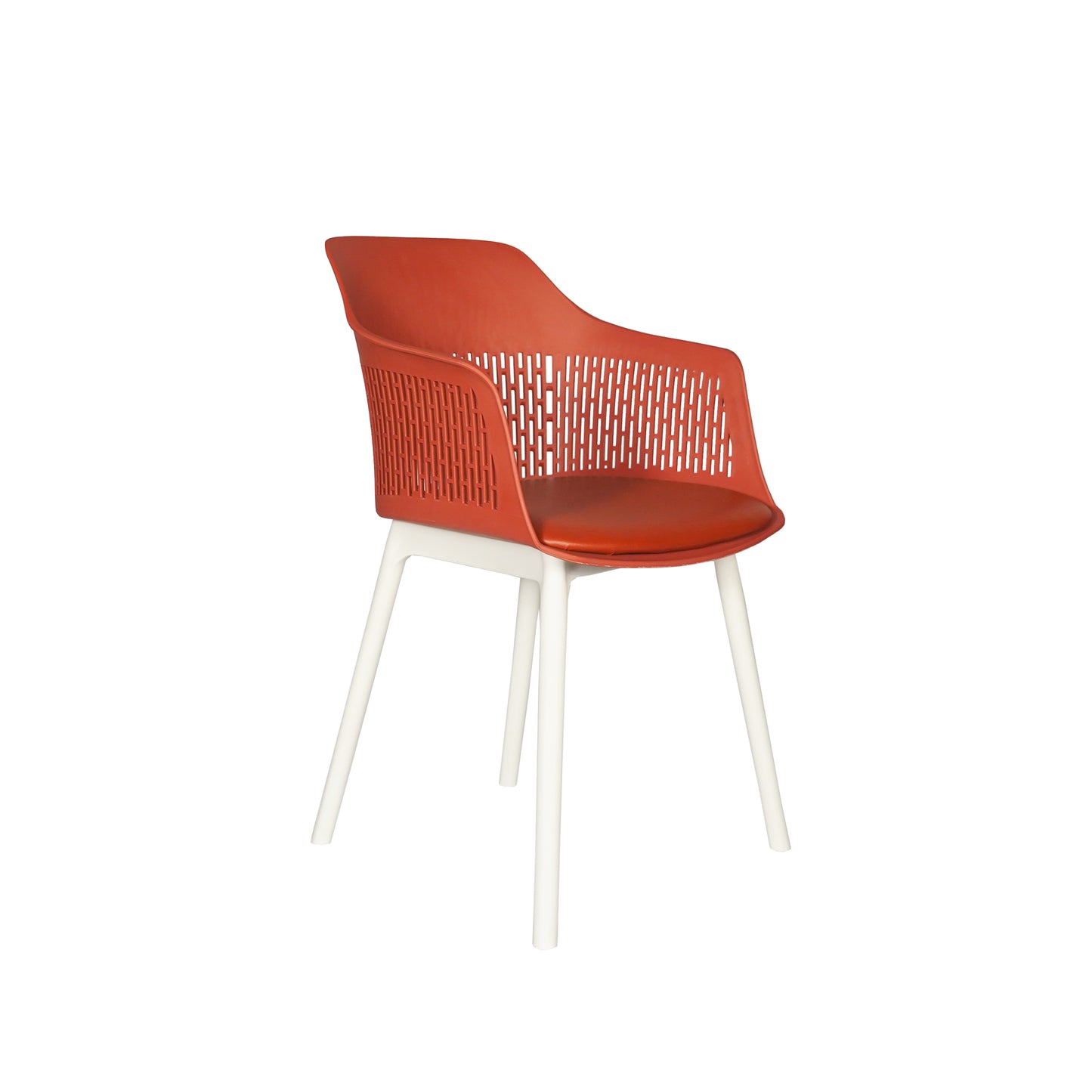 Austria Cafe Chair Cushion with White Legs