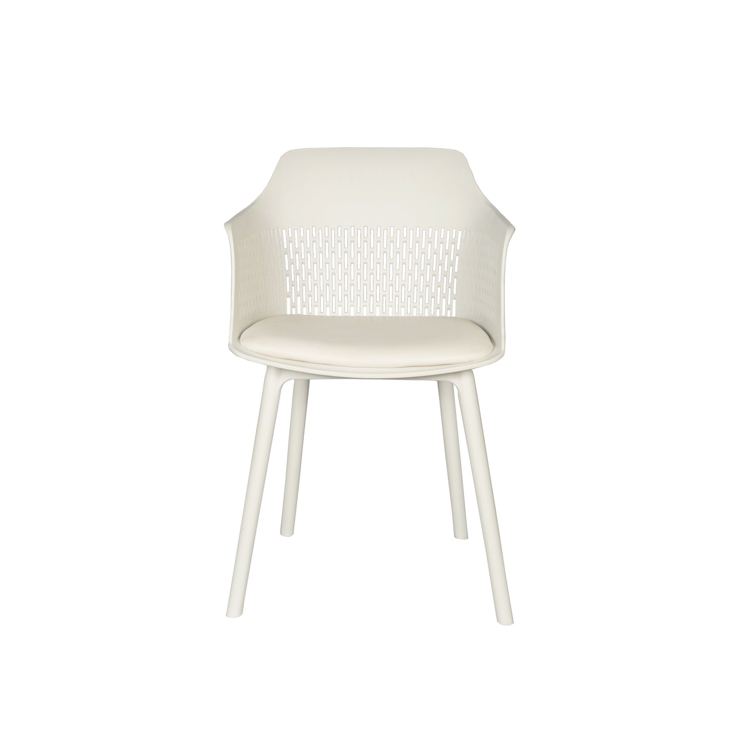 Austria Cafe Chair Cushion with White Legs