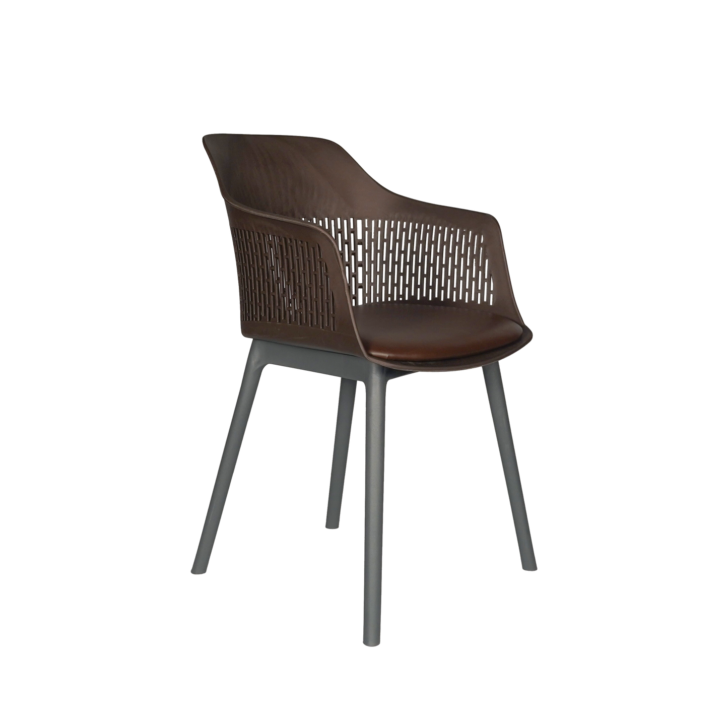 Austria Cafe Chair Cushion with Grey legs
