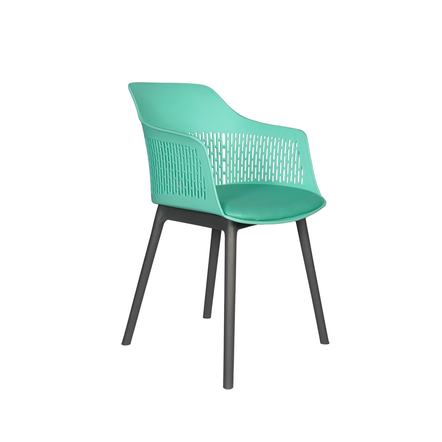 Austria Cafe Chair Cushion with Grey legs