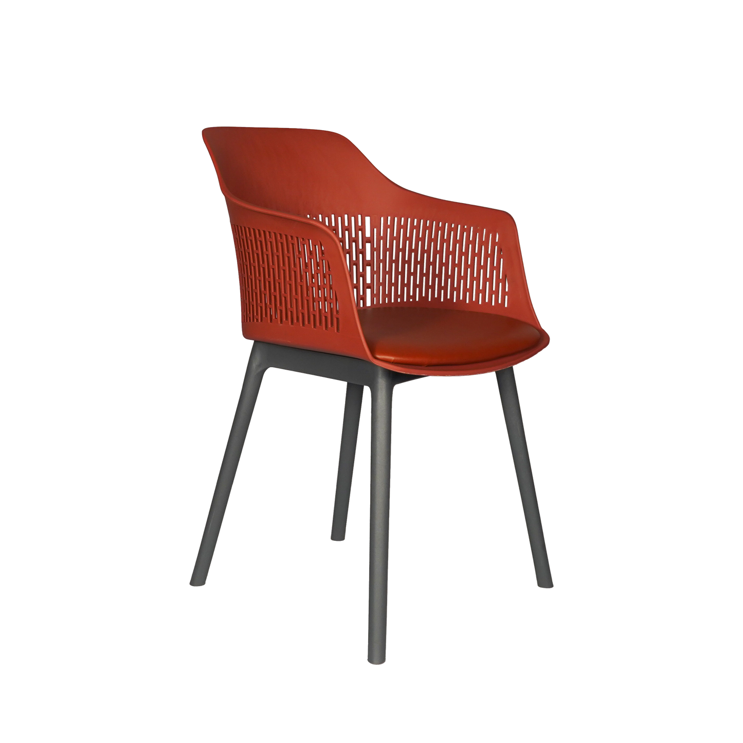 Austria Cafe Chair Cushion with Grey legs