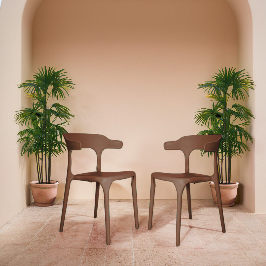 Bingo Round Table with 2 Platina Chairs