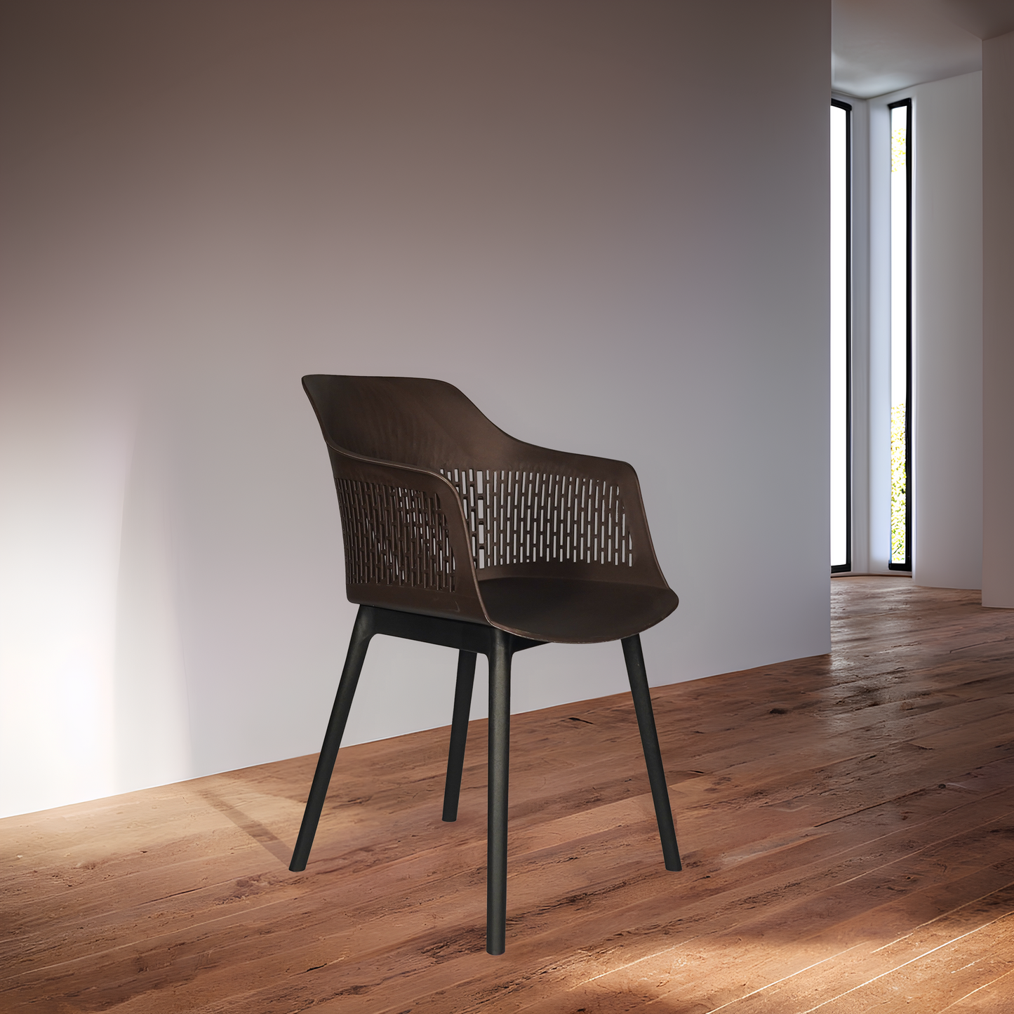 Austria Chair With Black Legs (Pack of 2)