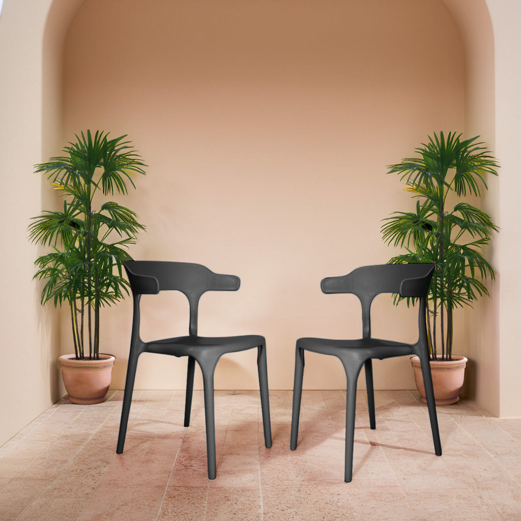 Bingo Round Table with 2 Platina Chairs