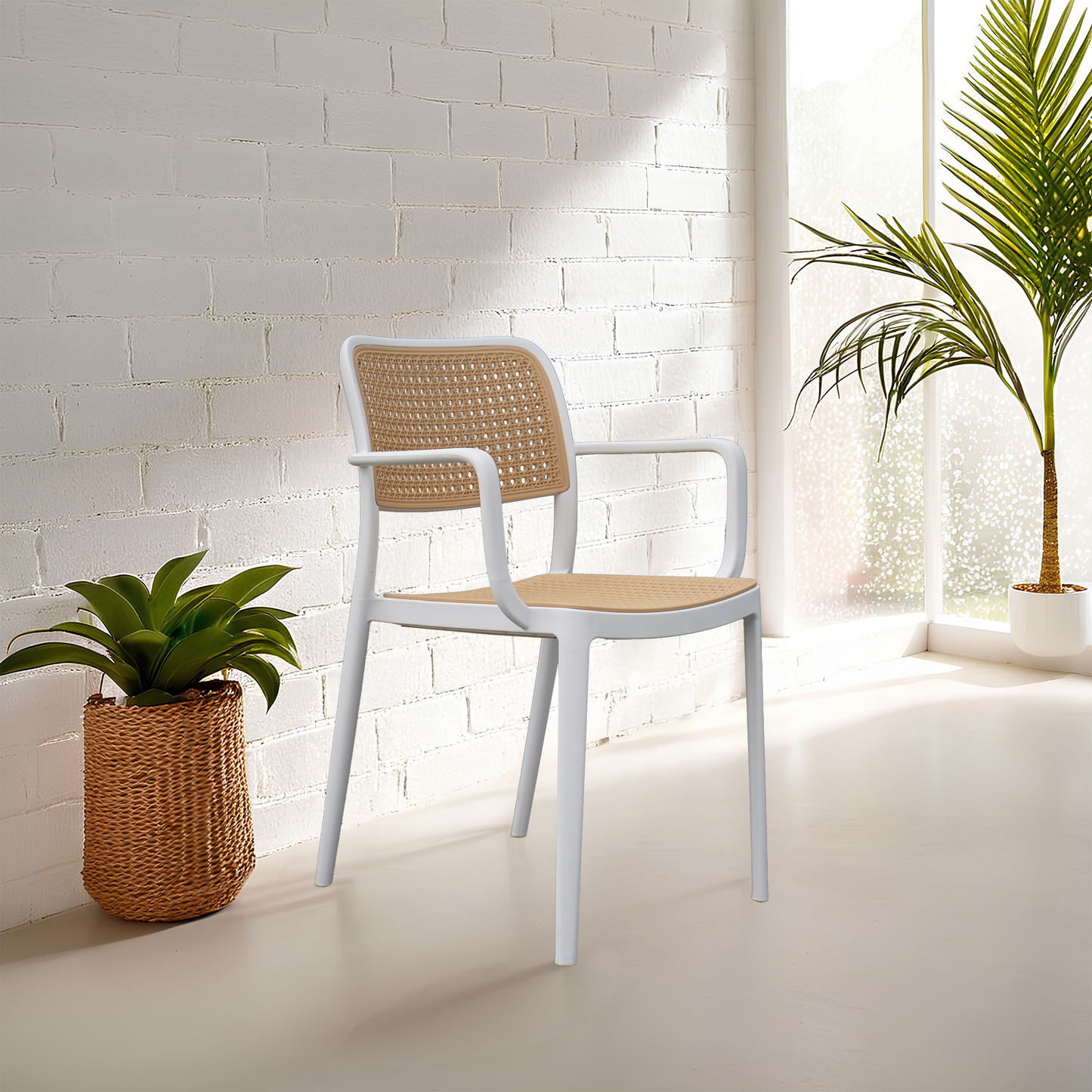 Plaza Square Table With 2 Rolex Handle Chair