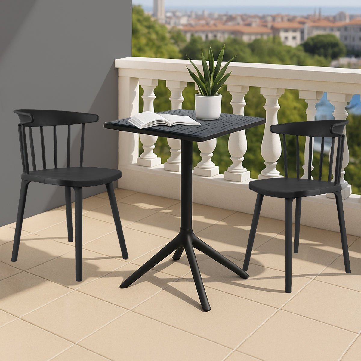 Plaza Square Table With 2 Royal Chair