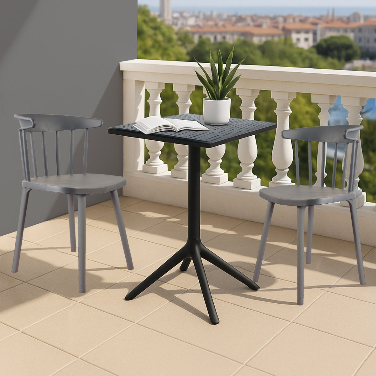 Plaza Square Table With 2 Royal Chair