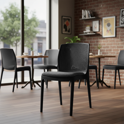 Beeta Chair with cushion w/o arm (Pack of 2)