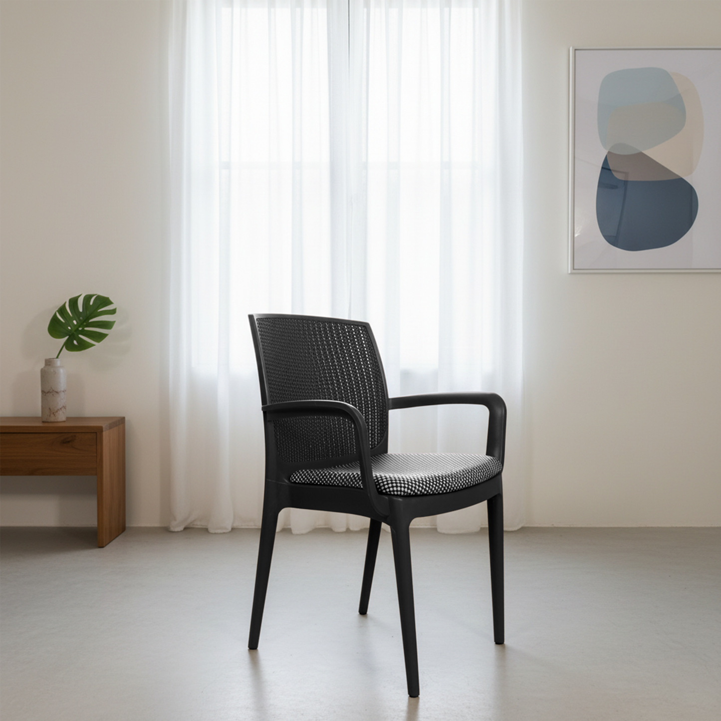 Beeta Chair with Cushion with Arm (pack of 2)