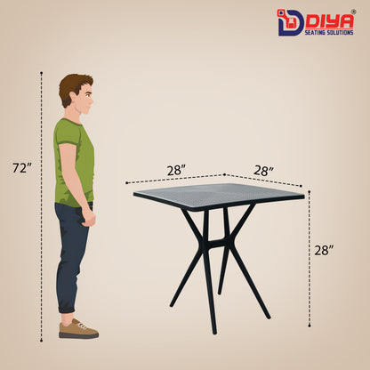 Bingo Square Table With 2 Platina Chair