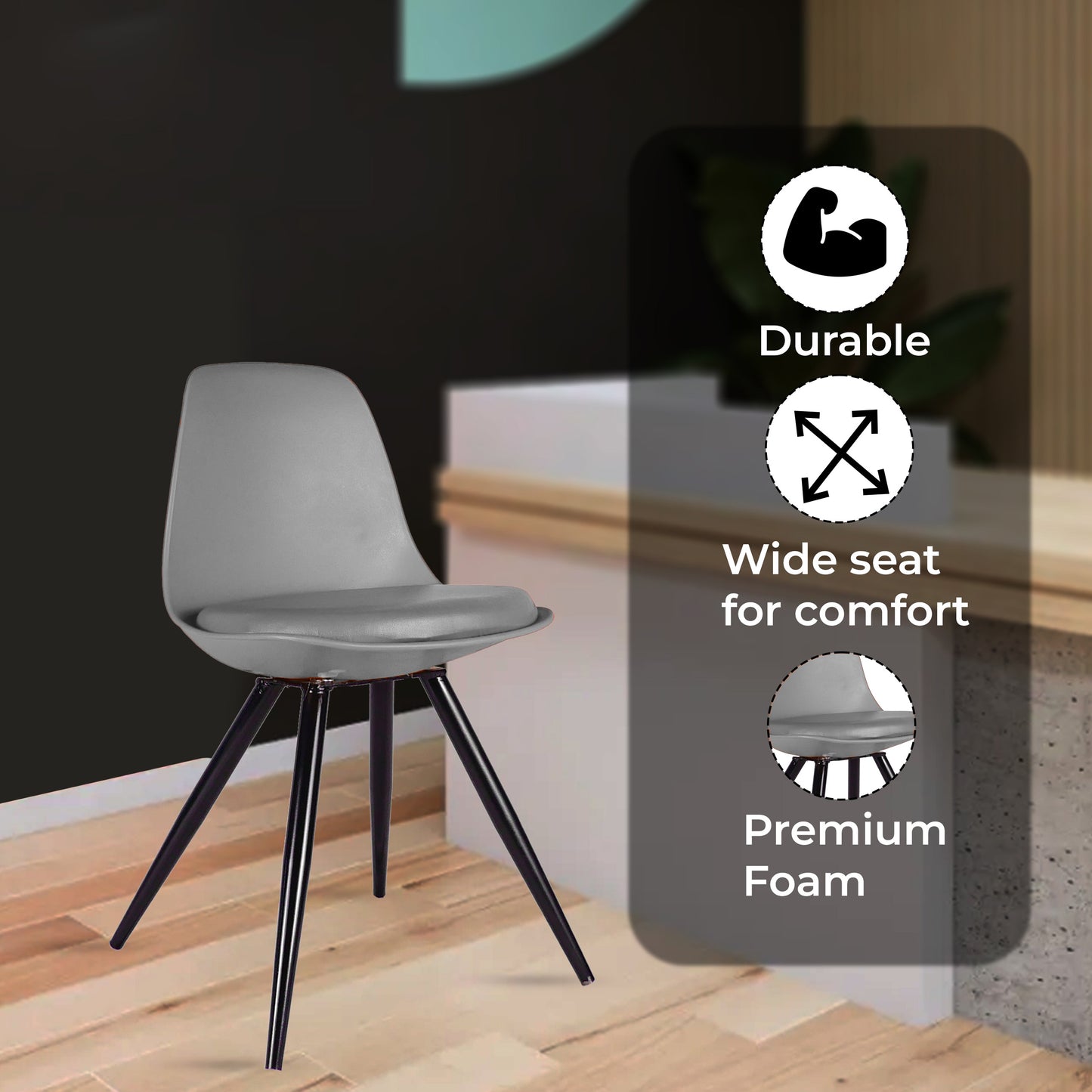 Modern Visitor Chair (Pack of 2)