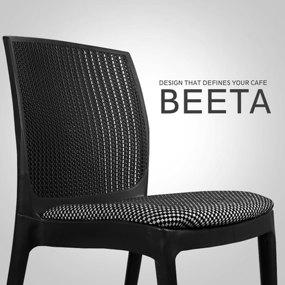Beeta Chair with cushion w/o arm (Pack of 2)