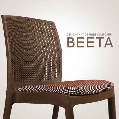 Beeta Chair with cushion w/o arm (Pack of 2)
