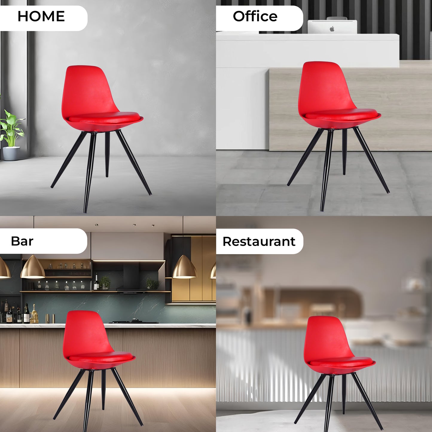 Modern Visitor Chair (Pack of 2)
