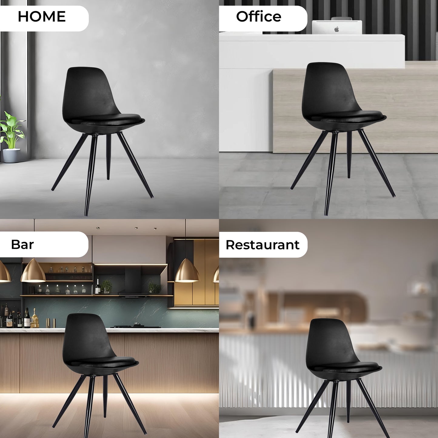 Modern Visitor Chair (Pack of 2)