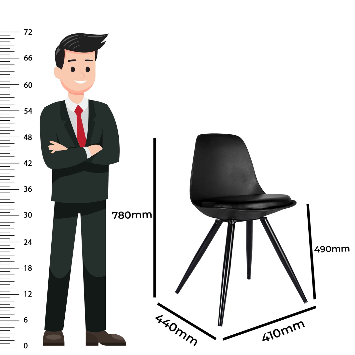 Modern Visitor Chair