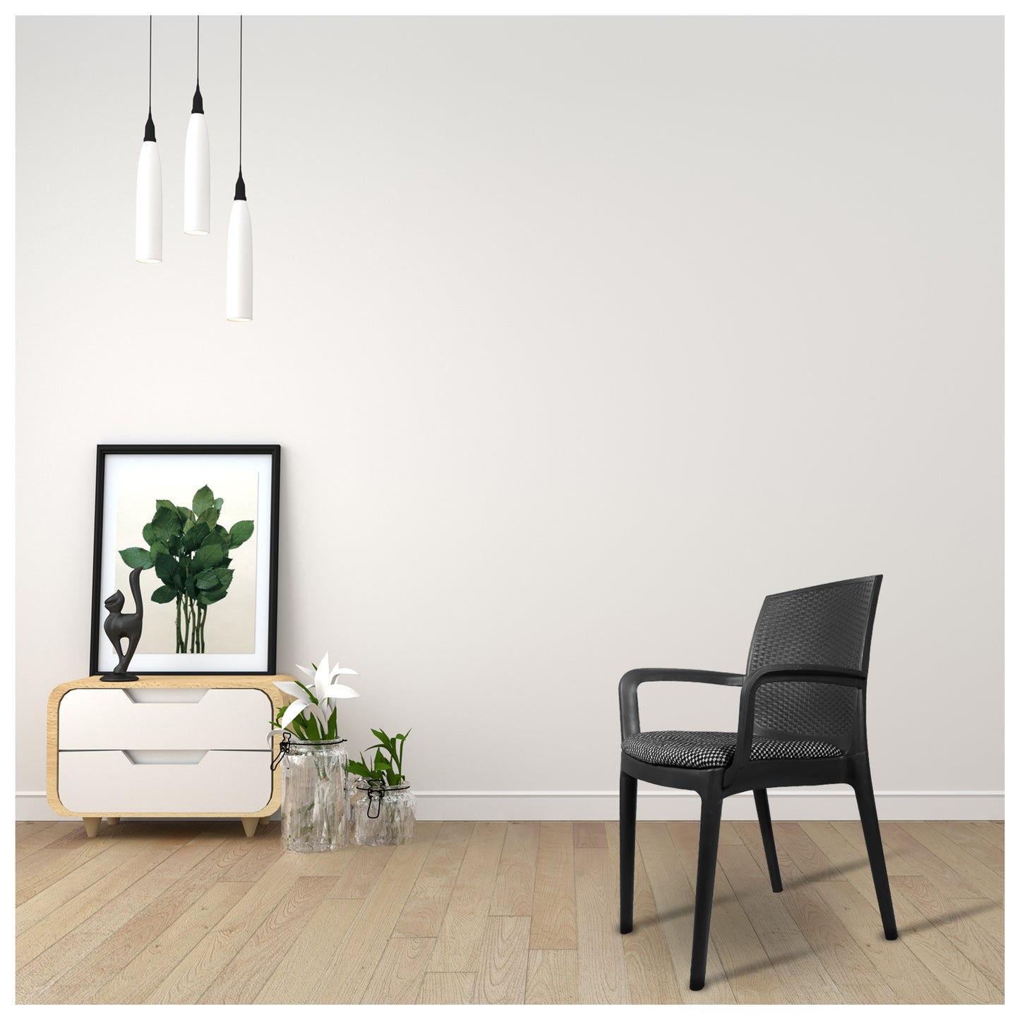 Alpha Chair With Cushion and Arm