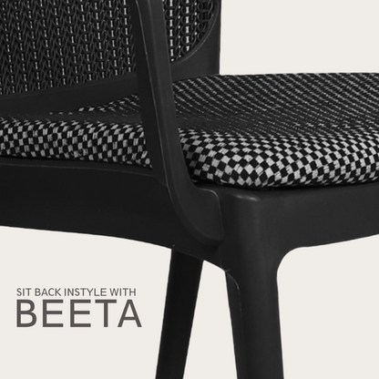 Beeta Chair with Cushion with Arm (pack of 2)